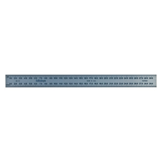 Mitutoyo® - Series 182™ 300 mm Metric Stainless Steel Wide Rigid Ruler