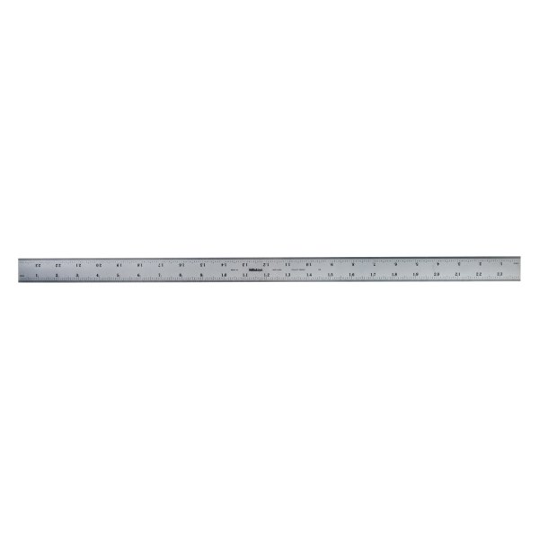 Mitutoyo® - Series 182™ 24" SAE Stainless Steel Wide Rigid Ruler