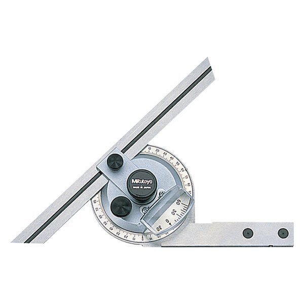 Mitutoyo® - Series 187™ 0° to 90° Stainless Steel Dial Gauge Bevel Protractor