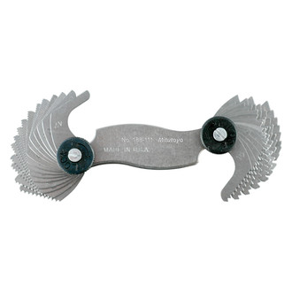 Mitutoyo® - 188 Series™ 4 to 42 TPI SAE Steel Unified Pitch Gauge