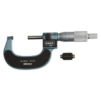 Mitutoyo® - 193 Series™ 25 mm to 50 mm Metric Digital Outside Micrometer