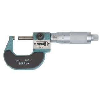Mitutoyo® - 193 Series™ SAE Mechanical Digit Count Outside Micrometer