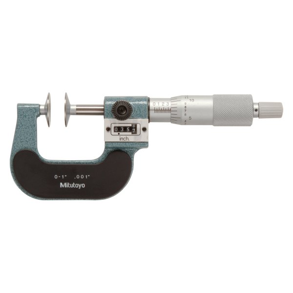 Mitutoyo® - 223 Series™ 0 to 1" SAE Mechanical Outside Micrometer