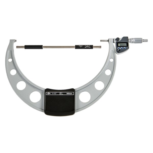 Mitutoyo® - 293 Series™ 11" to 12" SAE and Metric Digital Coolant-Proof Outside Micrometer