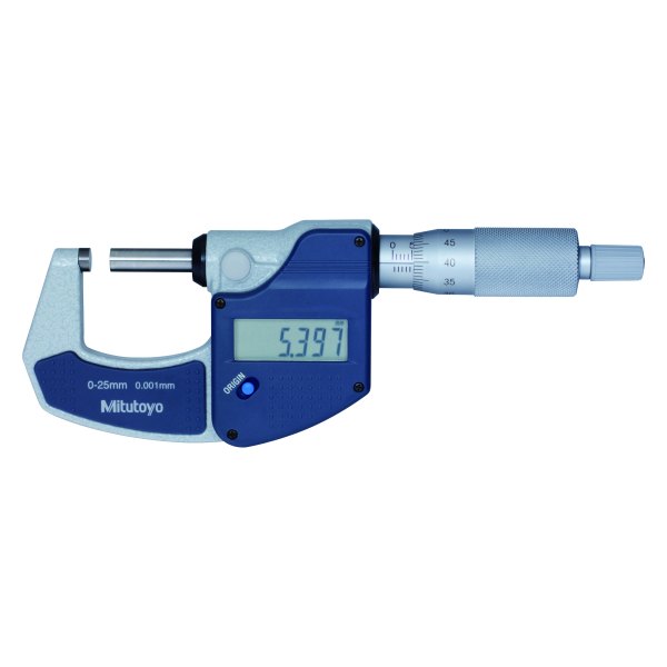 Mitutoyo® - 293 Series™ 0 to 25 mm Metric Digital MDC-Lite Outside Micrometer