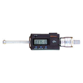 Mitutoyo® - 468 Series™ 0.425 to 0.5" SAE and Metric Digital Three-Point Internal Individual Micrometer Holtest