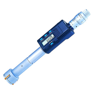 Mitutoyo® - 468 Series™ 0.8 to 1" SAE and Metric Digital Three-Point Internal Individual Micrometer Holtest