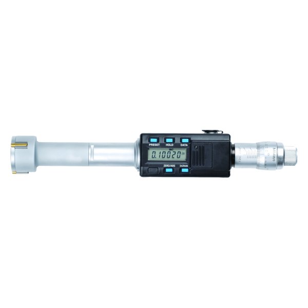 Mitutoyo® - 468 Series™ 1 to 1.2" SAE and Metric Digital Three-Point Internal Individual Micrometer Holtest