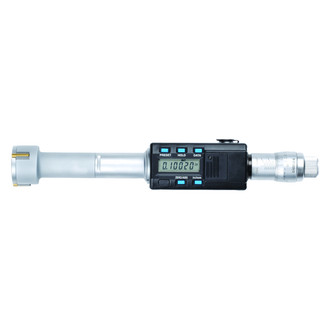 Mitutoyo® - 468 Series™ 1 to 1.2" SAE and Metric Digital Three-Point Internal Individual Micrometer Holtest