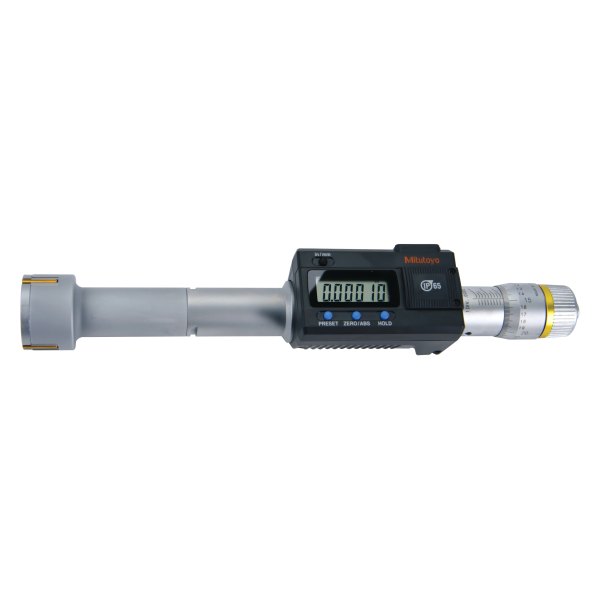 Mitutoyo® - 468 Series™ 1.2 to 1.6" SAE and Metric Digital Three-Point Internal Individual Micrometer Holtest