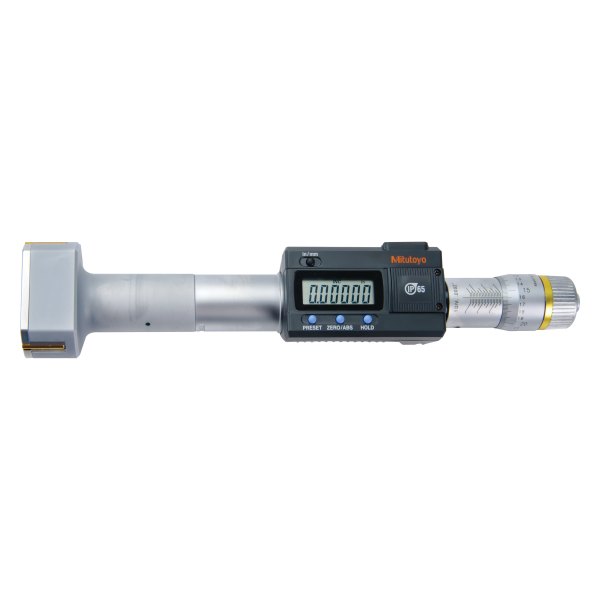 Mitutoyo® - 468 Series™ 2 to 2.5" SAE and Metric Digital Three-Point Internal Individual Micrometer Holtest