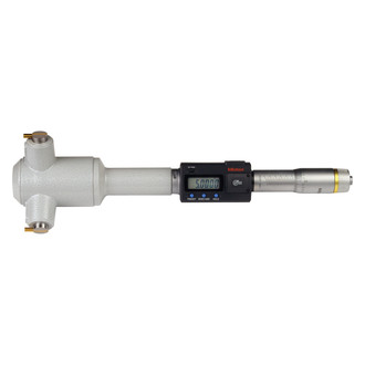 Mitutoyo® - 468 Series™ 4 to 5" SAE and Metric Digital Three-Point Internal Individual Micrometer Holtest
