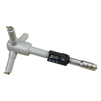 Mitutoyo® - 468 Series™ 8 to 9" SAE and Metric Digital Three-Point Internal Individual Micrometer Holtest