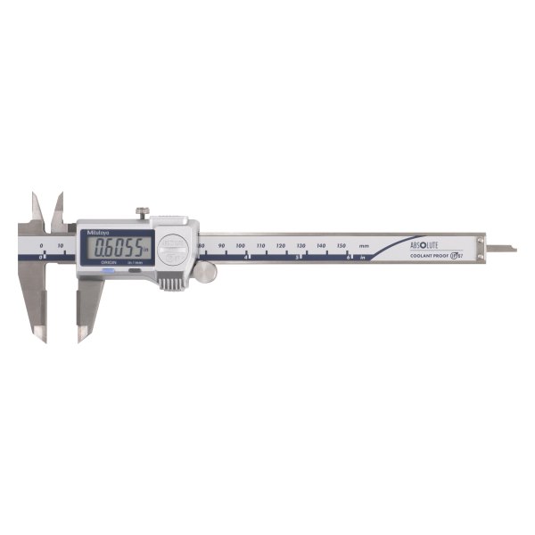 Mitutoyo® - 500 Series™ 0 to 6" SAE and Metric Steel Digital Absolute Coolant Proof Caliper
