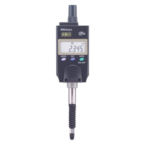 Mitutoyo® - 543 Series™ 0 to 0.5" SAE and Metric Digital Absolute Back Plunger Indicator with Dust/Water Protection Conforming to IP66