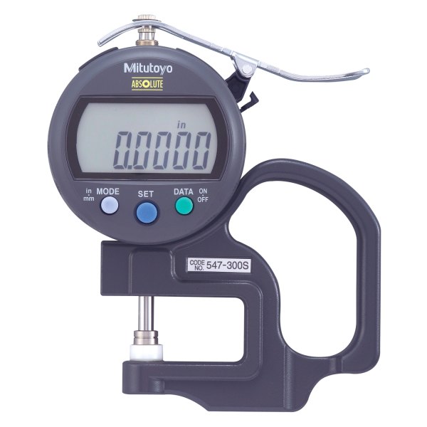 Mitutoyo® 547 Series™ SAE and Metric Digital Thickness Gauge