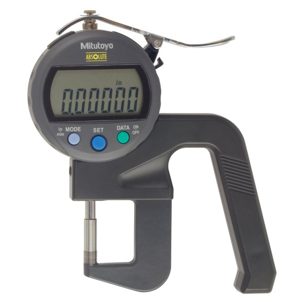 Mitutoyo® - 547 Series™ 0 to 0.47" SAE and Metric Digital Thickness Gauge