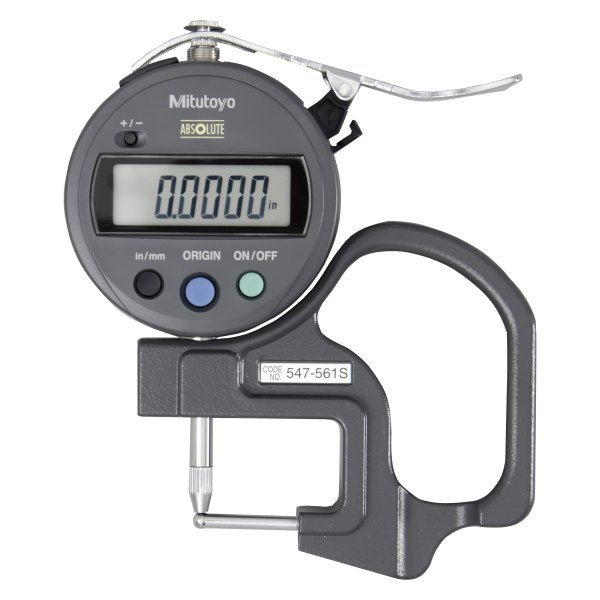 Mitutoyo® - 547 Series™ 0 to 0.47" SAE and Metric Digital Tube Thickness Gauge