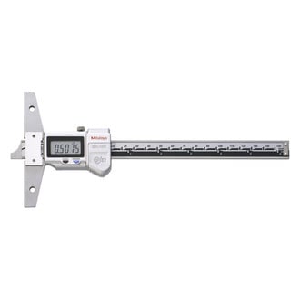 Mitutoyo® 571-261-20 - 571 Series™ 0 to 6" SAE and Metric Digital Absolute Coolant-Proof Depth Gauge