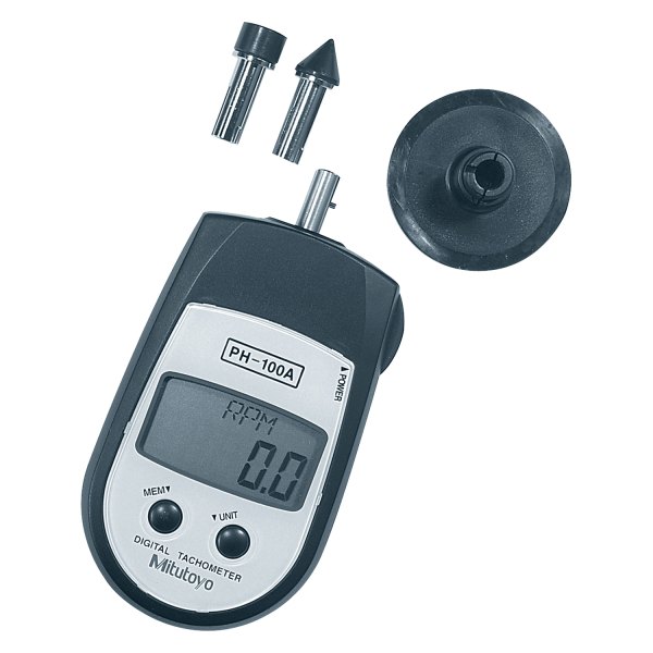 Mitutoyo® - Series 982™ 1.0 to 25,000 RPM Digital Contact Hand Tachometer