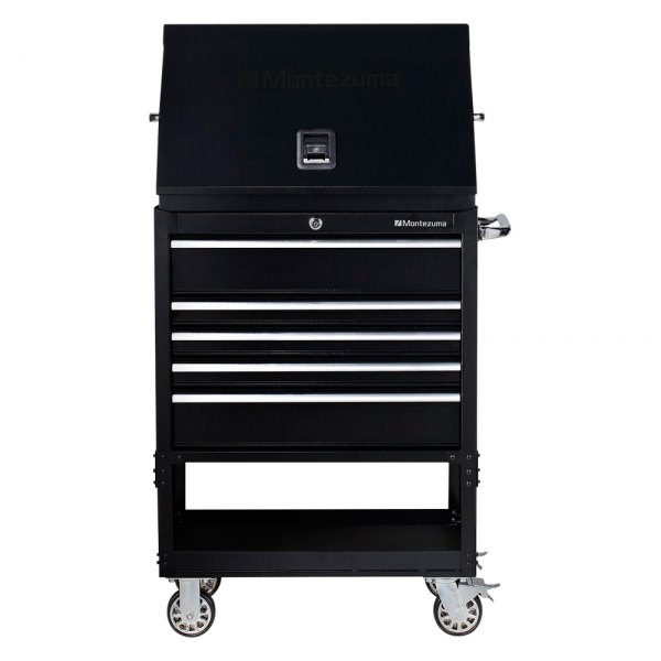 Montezuma® ME300B - Triangle™ Black Steel Top Hutch (30