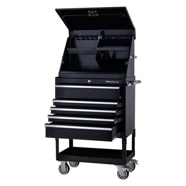 Montezuma® ME300B - Triangle™ Black Steel Top Hutch (30