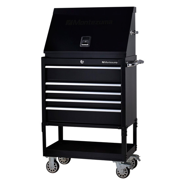 Montezuma® ME300B - Triangle™ Black Steel Top Hutch (30