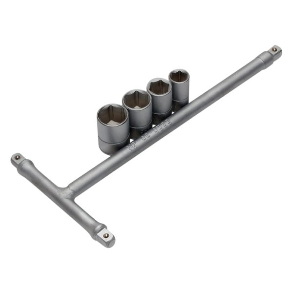 Motion Pro® - 1/4" Drive 6" Length T-Style T-handle Breaker Bar with Socket Set 5 Pieces