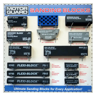 Motor Guard® - Big-Block™ 11" x 2-5/8" Rigid PSA Sanding Block