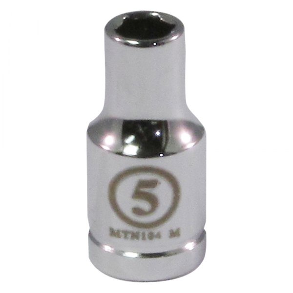 Mountain Tools® - 1/4" Drive 5 mm 6-Point Metric Standard Socket