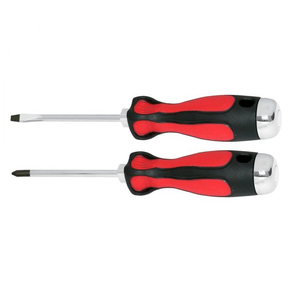 Mountain Tools® - 2-piece Multi Material Handle Strike Cap Magnetic Phillips/Slotted Mixed Screwdriver Set