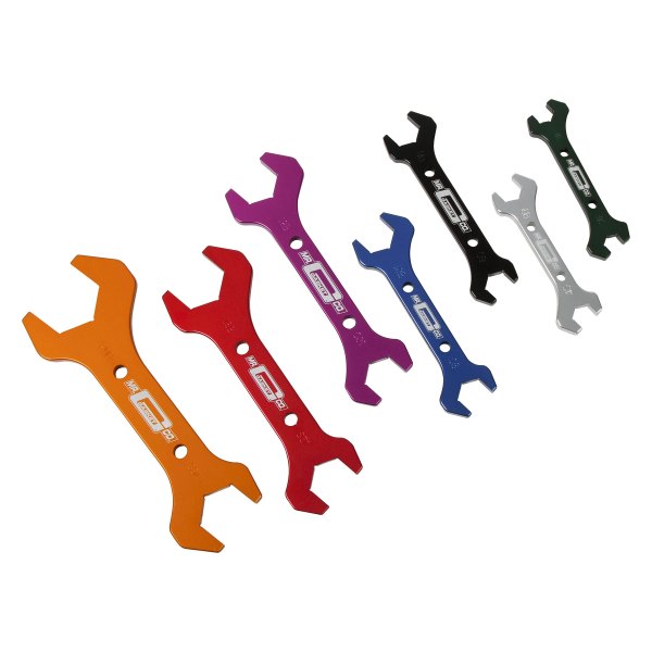 Mr. Gasket® - 7-piece -3 AN to -20 AN Hex Double Open End Wrench Set