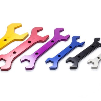 Mr. Gasket® - 7-piece -3 AN to -20 AN Hex Double Open End Wrench Set
