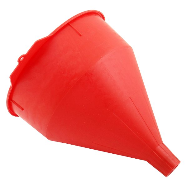 Mr. Gasket® - 1.5 gal Red Steel Fast Fill Funnel with Built in Brass Screen Filter