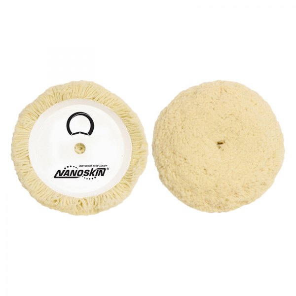 Nanoskin® - 7-1/2" Twisted Wool Beige Compounding and Buffing Pad