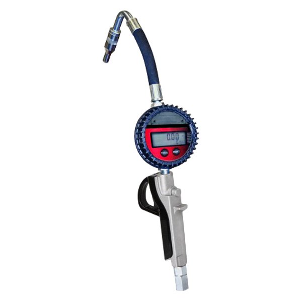 National Spencer® - 4 GPM Multi-Measure Digital Non-Preset Oil Meter with Flex Hose and Auto Non-Drip Nozzle