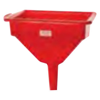 National Spencer® - Red Polyethylene Multi-Purpose Funnel with Screen