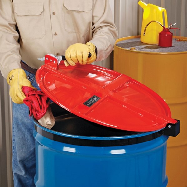 New Pig® - Red Latching Drum Lid