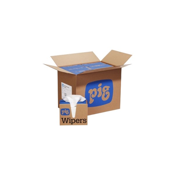 New Pig® - PR40 9.5" x 16" White All-Purpose Pop-Up™ Box Wipers