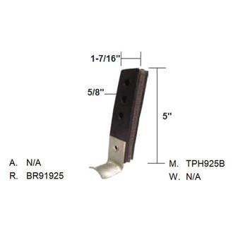 Nickson® - 5" x 5/8" Rubber Strap Hanger