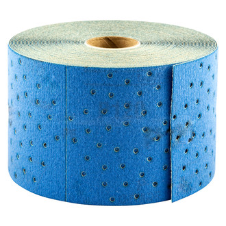 Norton® - Dry Ice™ Multi-Air™ Cyclonic™ A975 39' x 2.75" P120 Grit Ceramic Alumina Multi-Hole Hook-and-Loop Sanding Roll