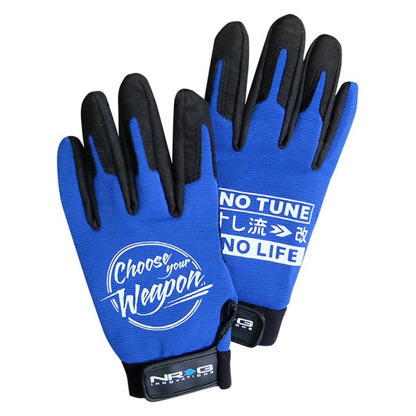 NRG Innovations® - Medium Blue Mechanics Gloves
