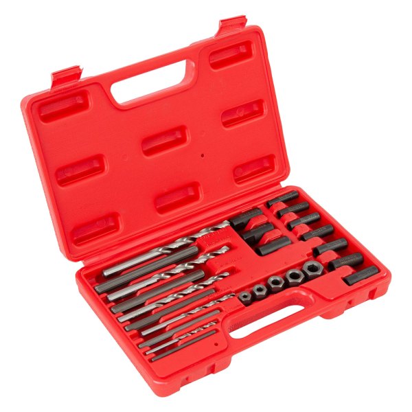 OEM Tools® - 25-Piece HSS Screw Extractor and Drill & Guide Set