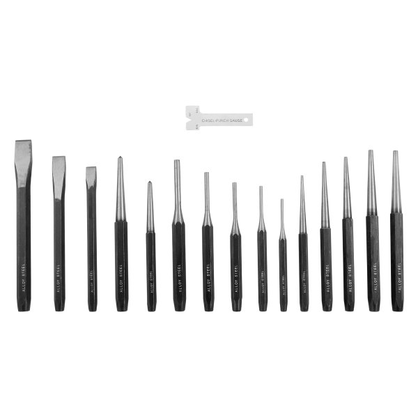 OEM Tools® - 16-piece Punch and Chisel Mixed Set