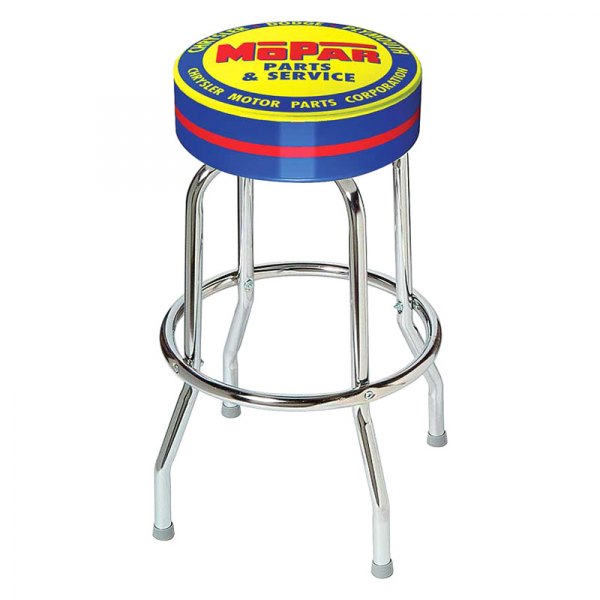 OER® - Blue/Yellow 1948-53 Years Style "Mopar Parts and Accessories" Logo Counter Stool