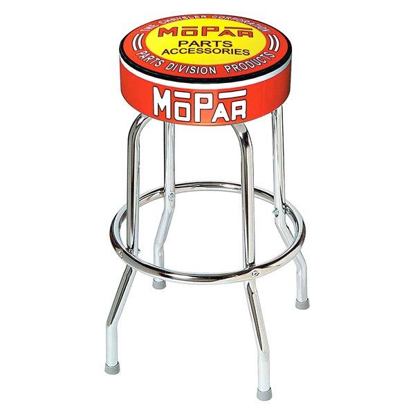 OER® - Orange/Yellow 1948-53 Years Style "Mopar Parts and Accessories" Logo Counter Stool