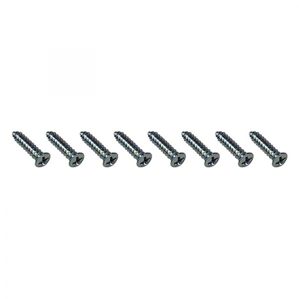 OER® - #8 x 3/4" Chrome Phillips Oval Head SAE Screws (8 Pieces)