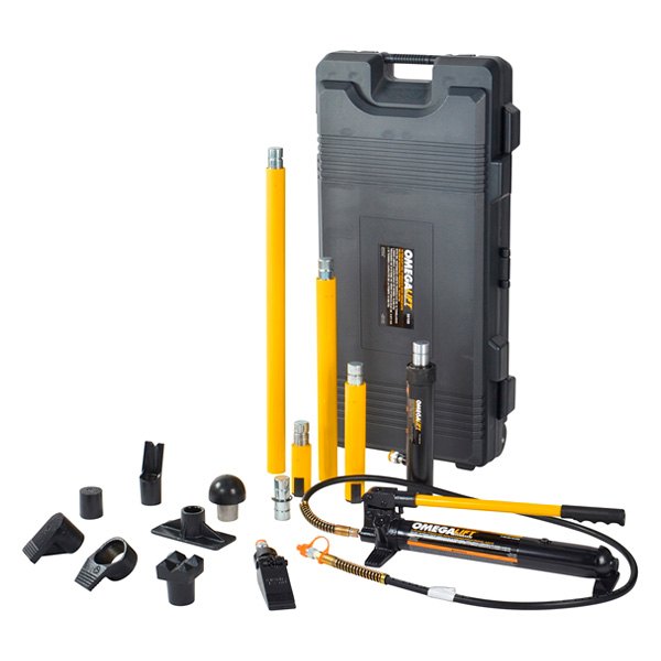 Omega Lift Equipment® - 10 t Hydraulic Body Repair Kit with Plastic Case