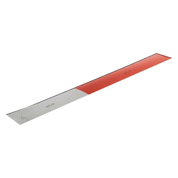 Optronics® - V92 Series™ 1.5' x 2" Red/Silver DOT-C2 Conspicuity Reflective Strips (4 Pieces)