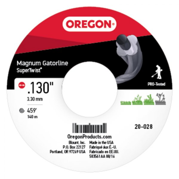 Oregon 20-028 Super-Twist Magnum Gatorline String Trimmer Line